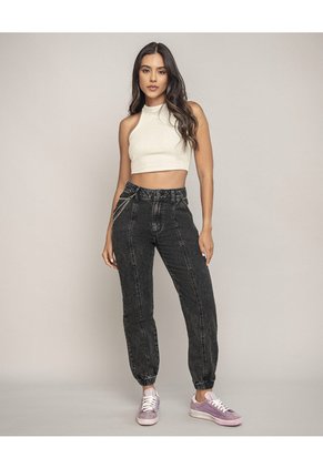 Leonisa Jean Tipo Jogger Con Cortes Decorativos DN18