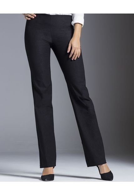 Pantalón con Control de Abdomen y Tiro Alto