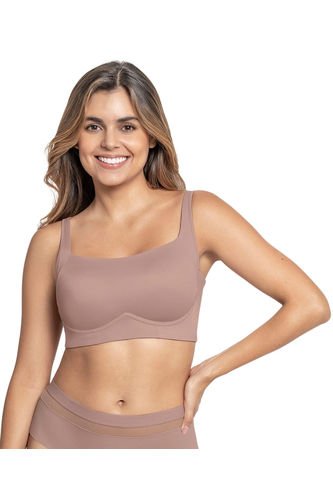 Brasier Ultracómodo De Alto Soporte Y Cubrimiento Everyday Bra Leonisa Rosado Leonisa