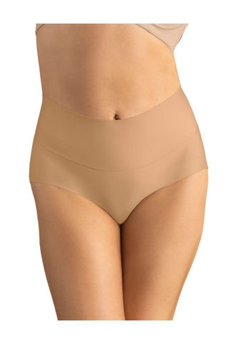 Panty Clásico Tiro Alto De Control Fuerte De Abdomen 092045 Cafe Medio Leonisa