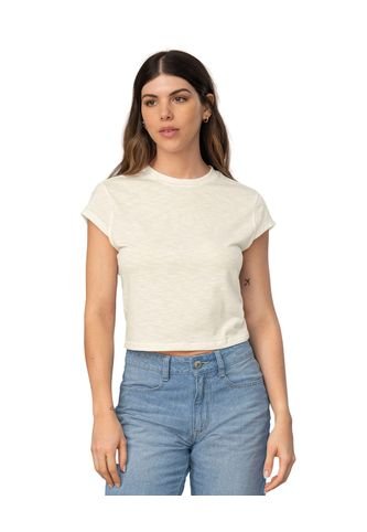 Camiseta Manga Corta Cuello Redondo Básica J2874 Crudo Leonisa