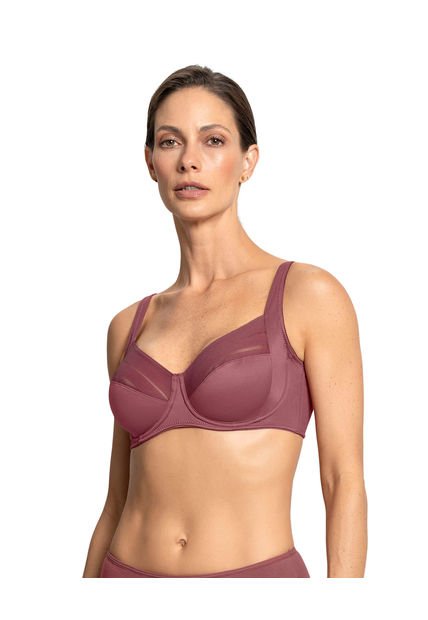 Brasier De Buen Cubrimiento Ideal Para Busto Pesado Natural Support 091008 Vino