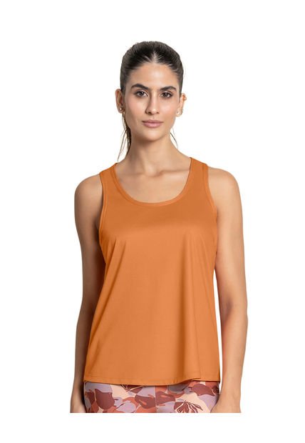 Camiseta Deportiva De Secado Rápido Y Silueta Semiajustada 195336 Naranja
