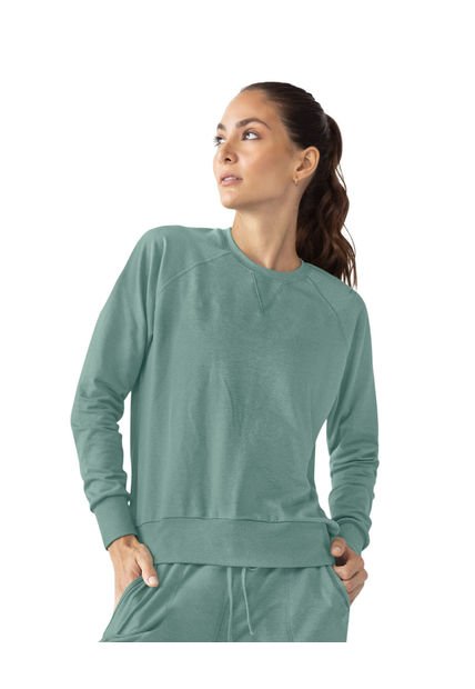 Buzo Deportivo De Cuello Redondo 195396 Verde