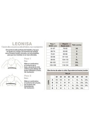 Brasieres Básico Rosa LEONISA 091044