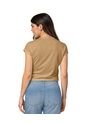 Camiseta Manga Corta Cuello Redondo Básica J2874 Beige de Leonisa