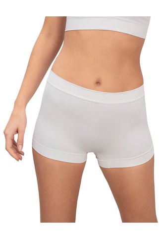 Bóxer En Tecnología Seamless De Total Comodidad 092039 Blanco Leonisa