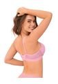 Brasier Doble Realce Escote Profundo Elaborado En Encaje 71345 Rosa Pastel de Leonisa