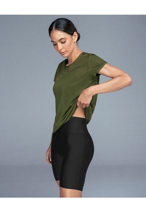 Camiseta Deportiva De Secado Rápido Y Silueta Semiajustada 195324 Verde