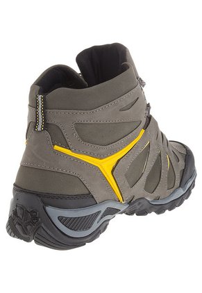 Bota Outdoor Verde Oliva-Amarillo-Negro LEONS