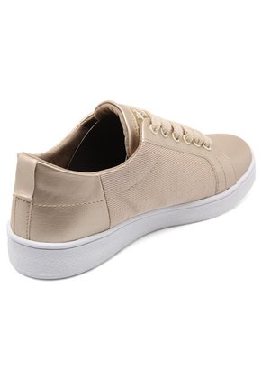 Tenis Dorados-Blancos Leons