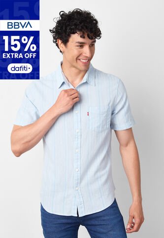 Camisa Levi's Classic Celeste Claro Levis