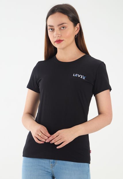 Camiseta Negro-Rosa-Azul Levi's