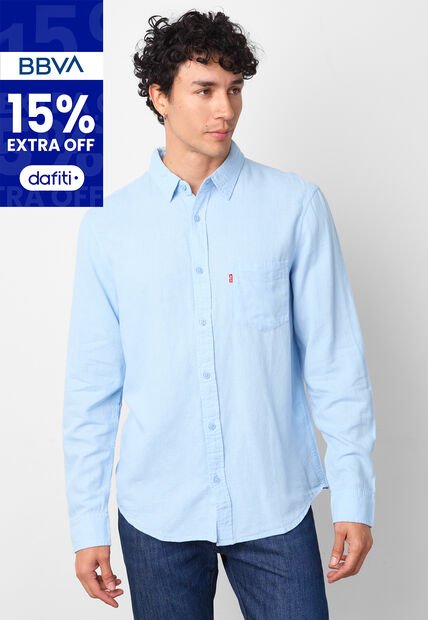 Camisa Levi's Sunset 1 Pocket Azul