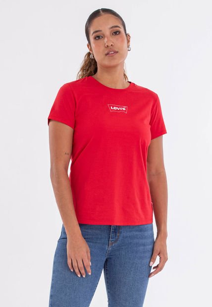 Camiseta Rojo Levi's Graphic Batwing