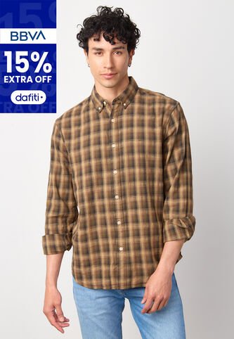 Camisa Levi's Authentic Marrón Levis