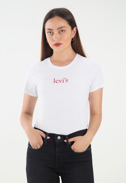 Camiseta Blanco-Rojo Levi's