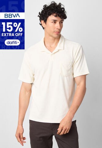 Polo Levi's Terry Pocket Marfil Levis