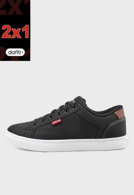 Tenis Levi's Jeffrey Waxe Negro