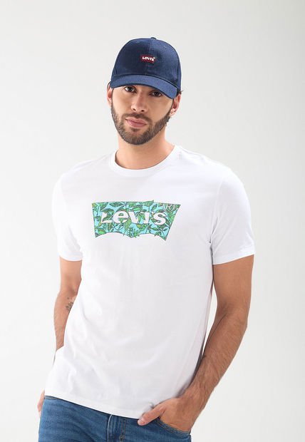 Camiseta Blanco-Verde-Celeste Levi's