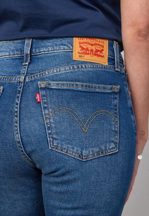 Jean Levi's 501 Skinny Fit Índigo Medio