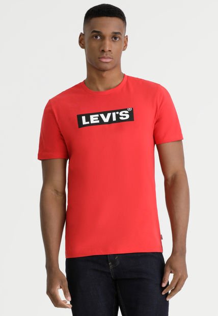 Camiseta Rojo-Negro-Blanco Levi's