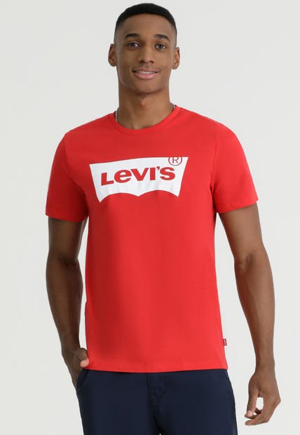 Camiseta Rojo-Blanco Levi's