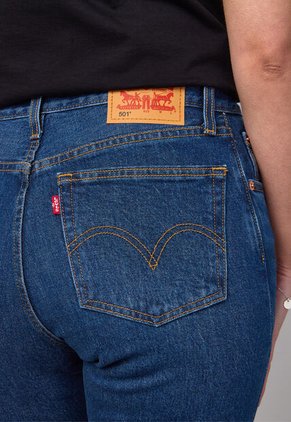 Jean Levi's 501 Skinny Fit Índigo Medio