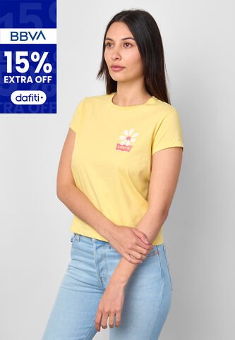 Camiseta Levi's Authentic Amarillo Levis