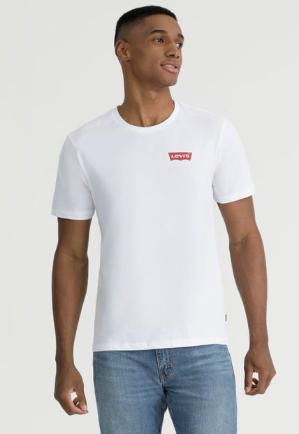 Camiseta Blanco-Rojo Levi's