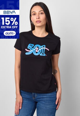 Camiseta Levi's The Perfect Negro Levis