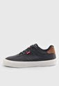Tenis Lifestyle Negro-Blanco-Café Levi's de Levis