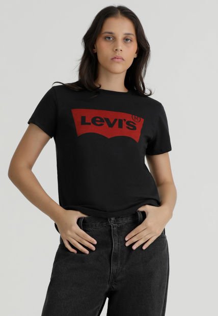 Camiseta Negro-rojo Levi's - Compra Ahora 