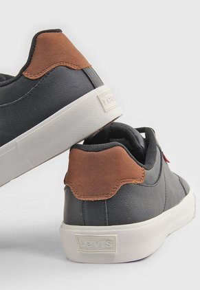Tenis Lifestyle Negro-Blanco-Café Levi's