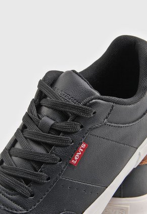 Tenis Lifestyle Negro-Blanco-Café Levi's