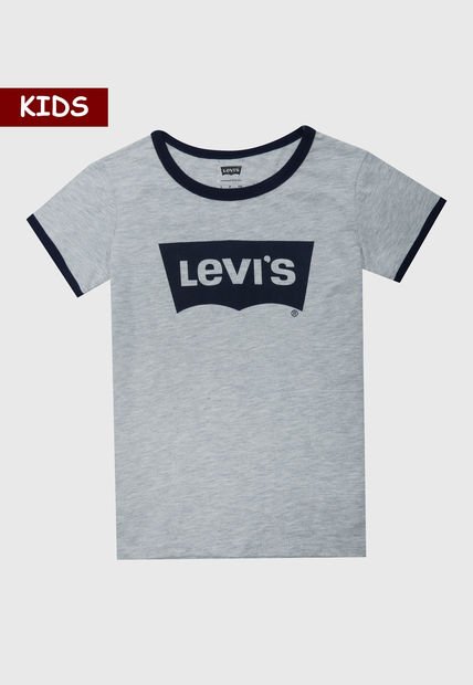 Camiseta Gris-Azul Navy Levi's Kids