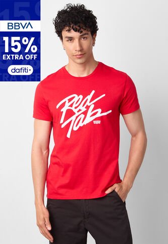 Camiseta Levi's Graphic Rojo Levis