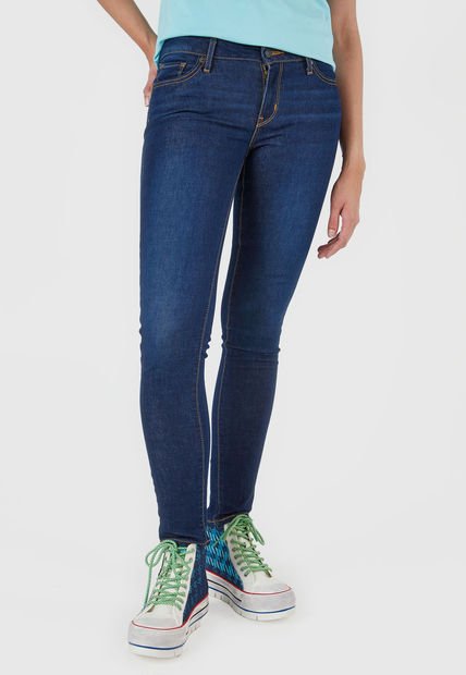 Jean Azul Levi's 711 Skinny Fit