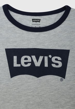 Camiseta Gris-Azul Navy Levi's Kids