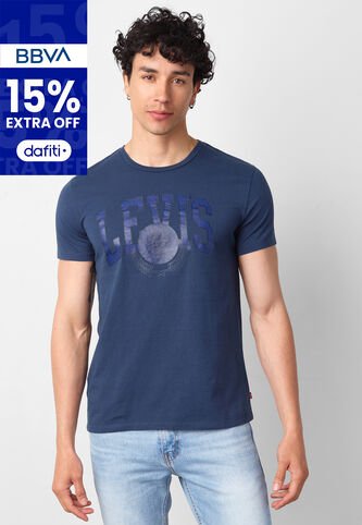 Camiseta Levi's Graphic Azul Levis