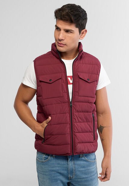 Chaleco Acolchado Levi's Vinotinto