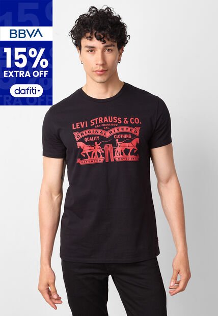 Camiseta Levi's Graphic Negro