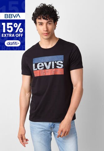 Camiseta Levi's Graphic Negro Levis