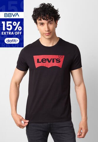 Camiseta Levi's Graphic Negro Levis