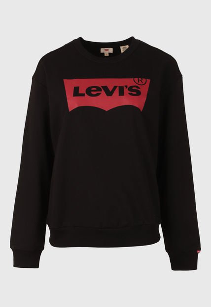Buzo Negro-Rojo Levi's