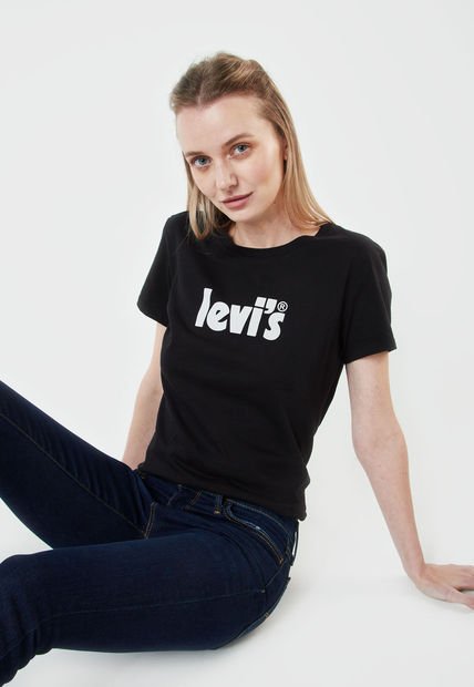 Camiseta Negro-Blanco Levi's