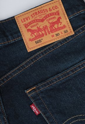 Jean Levi's 505 Regular Straight Fit Índigo Oscuro