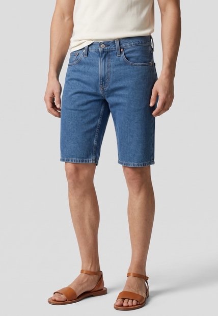 Bermuda Denim Levi's 405 Standard Fit Índigo Medio