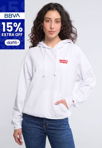 Hoodie Levi's Blanco Levis
