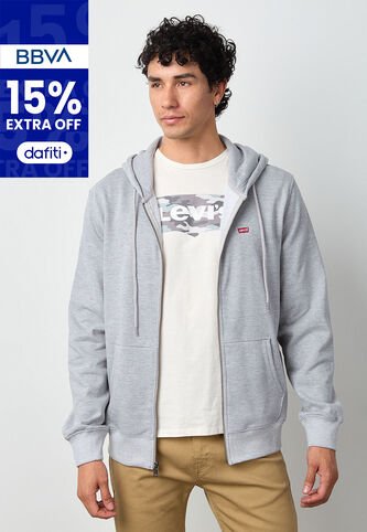 Hoodie Levi's Gris Levis